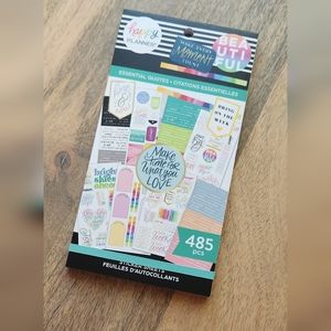 Happy Planner Sticker Book Essential Quotes